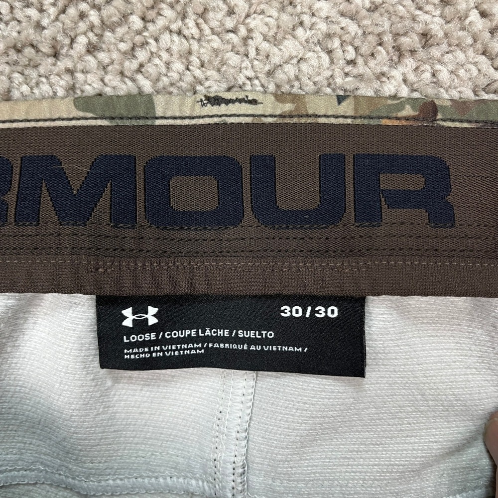 Under Armour Ridge Reaper Raider HD Pant Mens M Camo Flex Knee Stretch Waistband - Picture 16 of 16